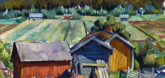 Varkauden museot, Lindforss, Anton, Maalaismaisema.
