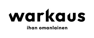 musta warkaus ihan omanlainen -logo.