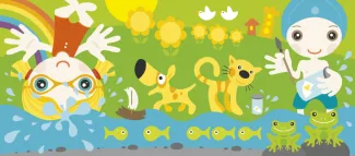 Vekara-Varkaus kuvituskuva.