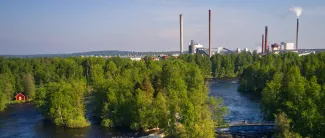 Ilmakuva Ämmäkoskelta 